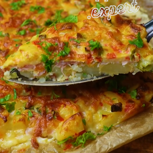Delicious Potato Omelette Recipe - Yummy Expert