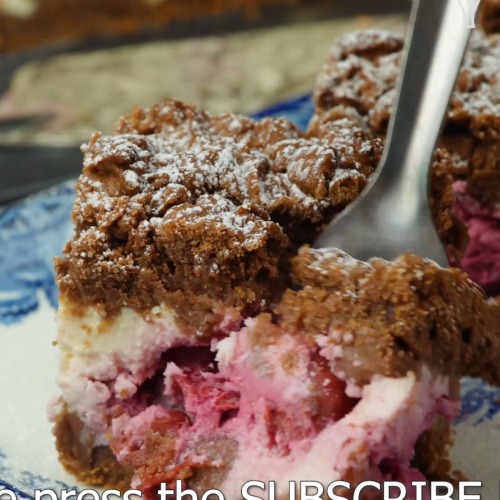 Cherry & Cream Cheese Cake - Yummy Expert