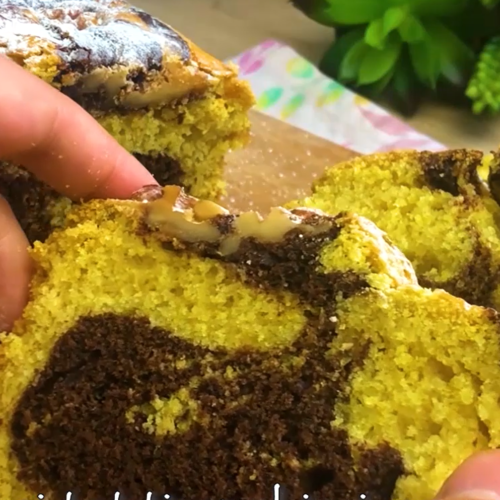Best Vegan Marble Cake (No Milk, No Eggs!) - Yummy Expert
