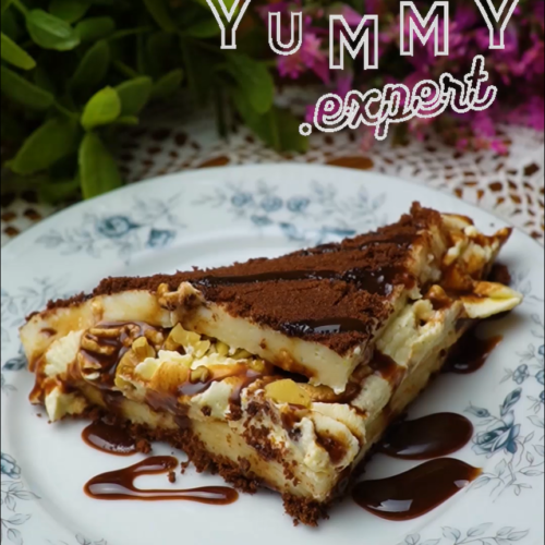 Creamy Biscuit Cake with Orange, Whipped Cream, and Walnuts | Tort cremos cu biscuiți, portocale, fr