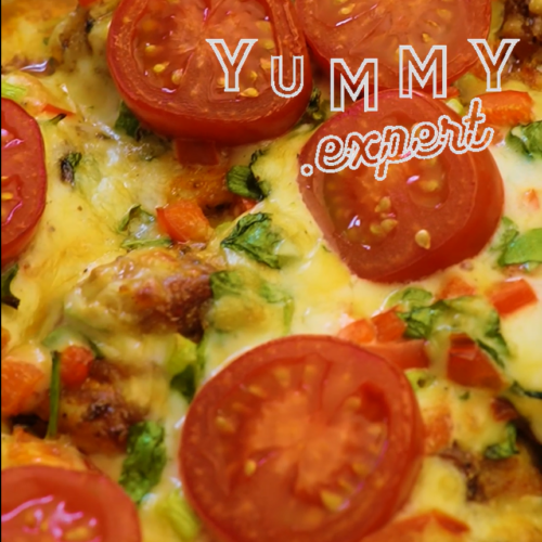 Juicy Oven-Baked Chicken Thighs with Creamy Veggie Topping - Yummy Expert