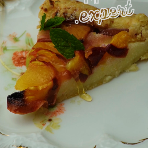 Peach & Cream Cheese Rustic Tart – Perfect for Summer Mornings - Yummy Expert