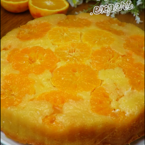 Quick and Delicious Mandarin Cake | Tort rapid și delicios cu mandarine - Yummy Expert
