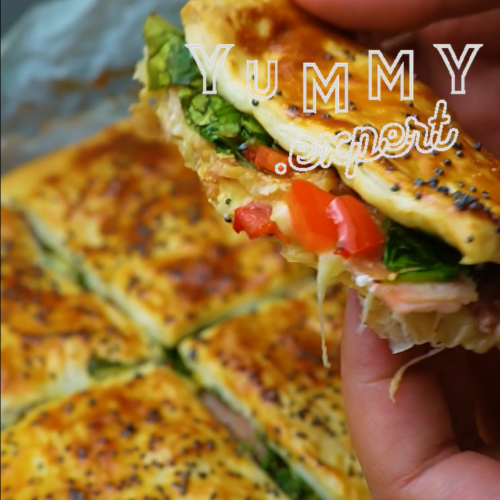 Savory Puff Pastry Bites with Bacon, Spinach & Cheese - Yummy Expert