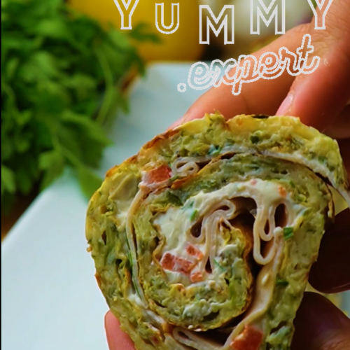 Savory Zucchini Roll with Cream Cheese and Chicken - Yummy Expert
