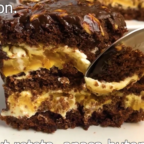 Ultimate Caramel Chocolate Cake (with Crunchy Layers & Cream Cheese Frosting) - Yummy Expert