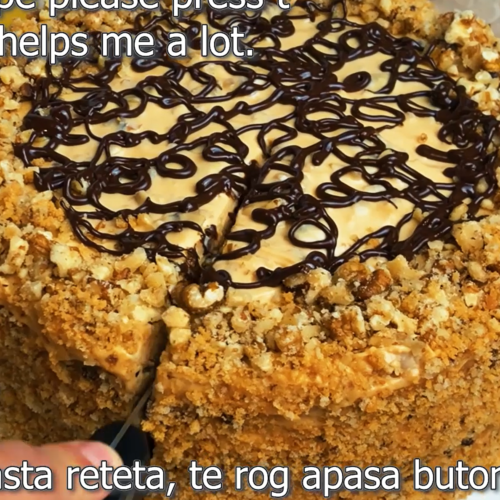 Walnut Caramel Cream Cake - Yummy Expert