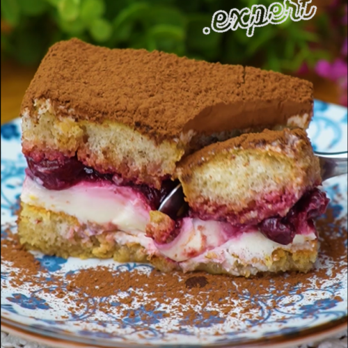 Cherry Tiramisu (Tiramisu cu Vișine) - Yummy Expert