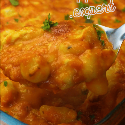 Baked Gnocchi with Tomato Sauce and Cheese (Gnocchi la Cuptor cu Sos de Roșii și Brânzeturi) - Yummy