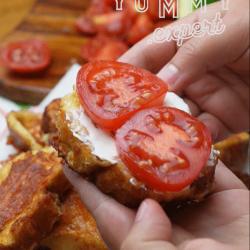 Cheesy Savory French Toast (Frigănele) - Yummy Expert